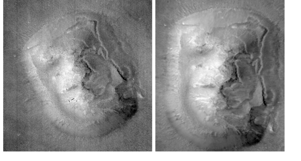 Symmetry and Geometry of the Face on Mars Revealed: A New Analysis Based on the April 2001 Image